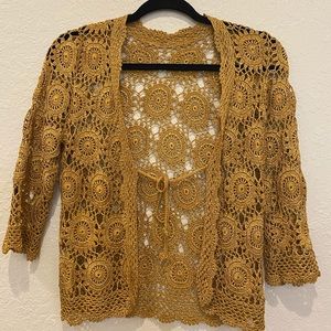 Gorgeous crochet Cardigan Size S